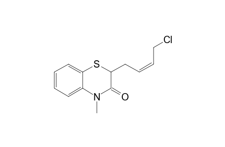 (Z)-2-(4-Chlorobut-2-enyl)-4-methyl-2H-benzothiazin-3(4H)-one