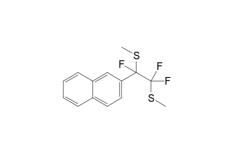 1,2,2-Trifluoro-1,2-bis(methylthio)-1-(2-naphthyl)ethane