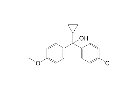 (4-chlorophenyl)(cyclopropyl)(4-methoxyphenyl)methanol