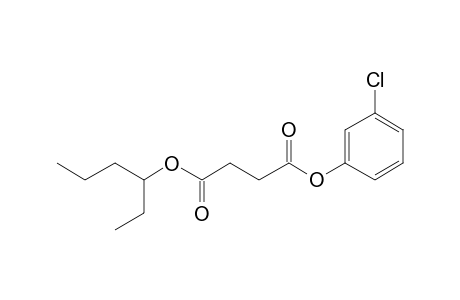 Succinic acid, 3-chlorophenyl 3-hexyl ester