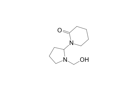 N-(Hydroxymethylpyrrolidin-2-yl)piperidin-2-one