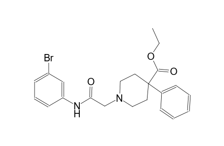 1-[2-(3-bromoanilino)-2-keto-ethyl]-4-phenyl-isonipecotic acid ethyl ester