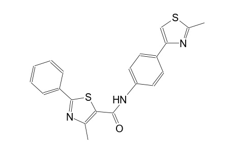 4-Methyl-N-[4-(2-methyl-1,3-thiazol-4-yl)phenyl]-2-phenyl-1,3-thiazole-5-carboxamide
