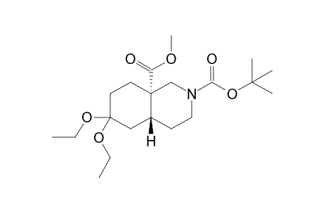 Methyl trans-3-(tert-Butoxycarbonyl)-8,8-diethoxy-3-azabicyclo[4.4.0]decane-1-carboxylate
