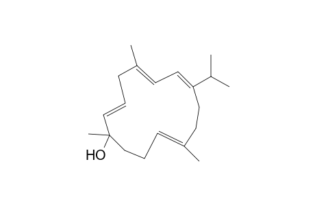 (2E,5E,7E,11E)-1,5,11-trimethyl-8-propan-2-yl-1-cyclotetradeca-2,5,7,11-tetraenol