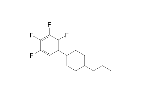 1,2,3,4-tetrafluoro-5-(4-propylcyclohexyl)benzene