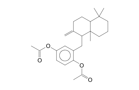 Acetate, 4-(acetyloxy)-2-[(2,5,5,8a-tetramethyl-1,4,4a,5,6,7,8,8a-octahydro-1-naphthalenyl)methyl]phenyl ester