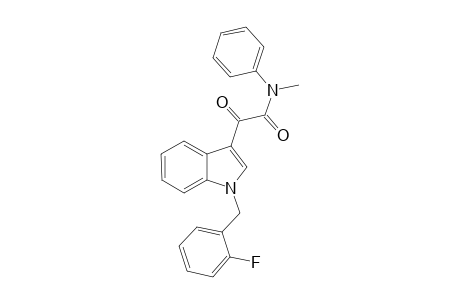 1H-Indole-3-acetamide, 1-[(2-fluorophenyl)methyl]-N-methyl-.alpha.-oxo-N-phenyl-