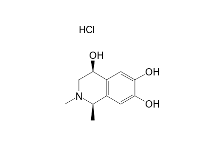 cis-1,2,3,4-Tetrahydro-1,2-dimethyl-4,6,7-isoquinolinetriol hydrochloride