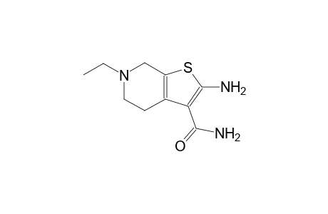 Thieno[2,3-c]pyridine-3-carboxamide, 4,5,6,7-tetrahydro-2-amino-6-ethyl-