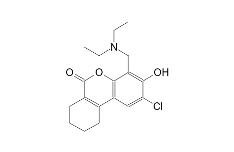 2-chloro-4-[(diethylamino)methyl]-3-hydroxy-7,8,9,10-tetrahydro-6H-benzo[c]chromen-6-one