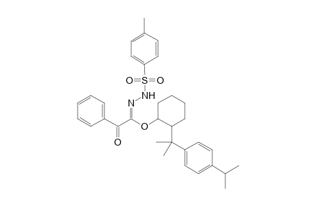 2-[1'-(4"-Isopropyl-phenyl)-1'-methyl-ethyl]-cyclohexyl 2-oxo-2-phenyl-acetate-tosylhydrazone