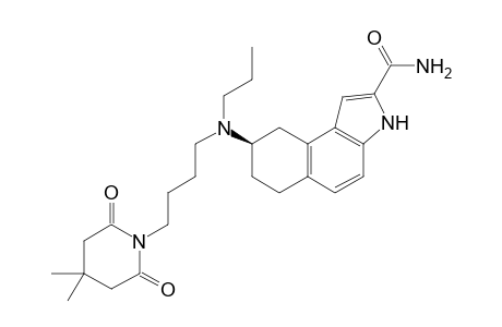 (+)-(R)-2-Carbamoyl-N-[4-(4,4-dimethyl-2,6-dioxopiperidin-1-yl)butyl]-N-propyl-8-amino-6,7,8,9-tetrahydro-3H-benzo[e]indole