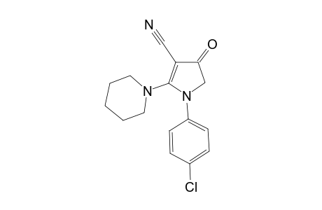 4-OXO-1-(4-CHLOROPHENYL)-2-PIPERIDIN-1-YL-4,5-DIHYDRO-1H-PYRROL-3-CARBONITRILE