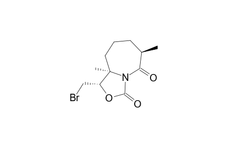 (1S,6R,9aR)-1-Bromomethyl-6,9a-dimethyl-hexahydro-oxazolo[3,4-a]azepine-3,5-dione