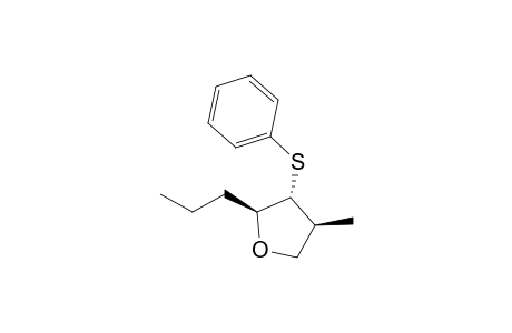 (2S,3R,4S)-4-methyl-3-(phenylthio)-2-propyl-tetrahydrofuran