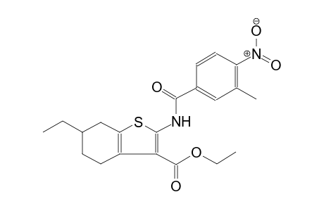 benzo[b]thiophene-3-carboxylic acid, 6-ethyl-4,5,6,7-tetrahydro-2-[(3-methyl-4-nitrobenzoyl)amino]-, ethyl ester