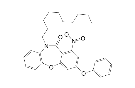 10-Decyl-1-nitro-3-phenoxydibenzo[b,f][1,4]oxazepin-11(10H)-one