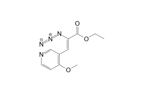 (Z)-2-azido-3-(4-methoxy-3-pyridinyl)-2-propenoic acid ethyl ester