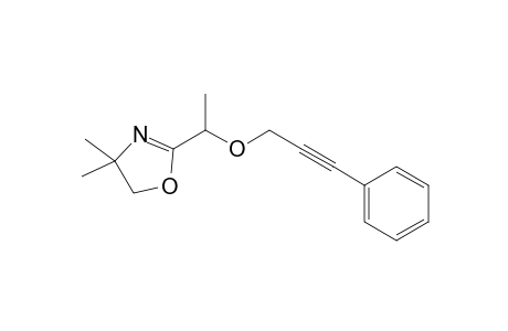 4,4-Dimethyl-2-[1-(3-phenylprop-2-ynoxy)ethyl]-2-oxazoline
