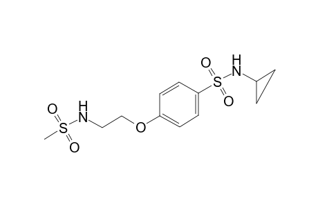 Benzenesulfonamide, N-cyclopropyl-4-(2-methanesulfonylaminoethoxy)-