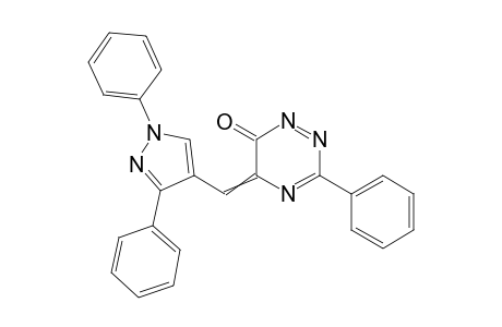 5-((1,3-Diphenyl-1H-pyrazol-4-yl)methylene)-3-phenyl-1,2,4-triazin-6(5H)-one