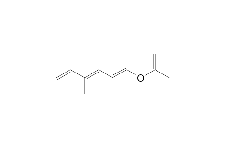 (1E, 3E) -4-Methyl-1- (prop-1-en-2-yloxy) hexa-1,3,5-triene