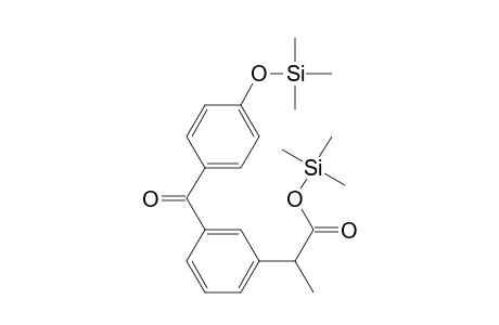 2-(3-(4-Trimethylsilyloxybenzoyl)phenyl)propionic acid trimethylsilyl ester
