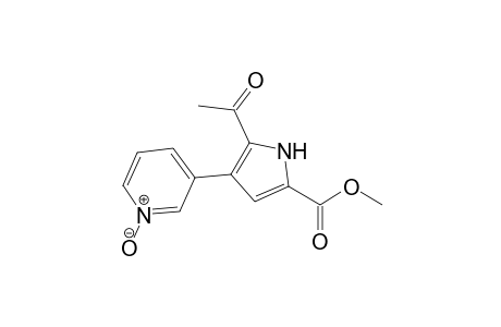 5-Acetyl-4-(1-oxido-3-pyridin-1-iumyl)-1H-pyrrole-2-carboxylic acid methyl ester