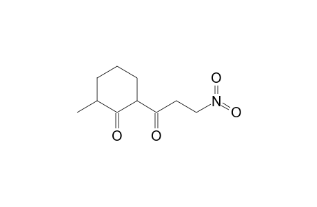 Cyclohexanone, 2-methyl-6-(3-nitro-1-oxopropyl)-