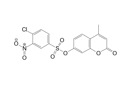 4-Methyl-2-oxo-2H-chromen-7-yl 4-chloro-3-nitro benzenesulfonate