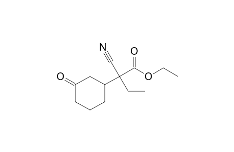 2-cyano-2-(3-ketocyclohexyl)butyric acid ethyl ester