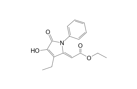 (Z)-5-(Ethoxycarbonylmethylidene)-4-ethyl-3-hydroxy-1-phenyl-2,5-dihydropyrrol-2-one