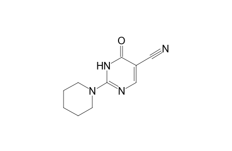 5-Pyrimidinecarbonitrile, 3,4-dihydro-4-oxo-2-(1-piperidinyl)-