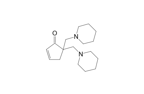 5,5-Bis-piperidin-1-ylmethyl-cyclopent-2-enone