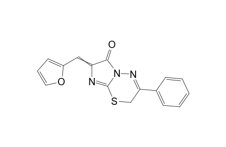 7-(2-furylmethylene)-3-phenyl-2H-imidazo[2,1-b][1,3,4]thiadiazin-6-one
