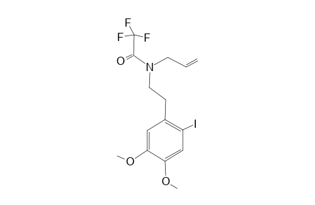 2,2,2-trifluoro-N-[2-(2-iodo-4,5-dimethoxyphenyl)ethyl]-N-prop-2-enylacetamide