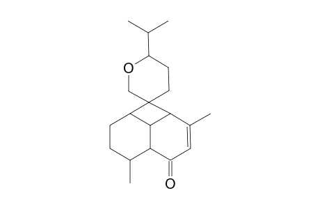 Spiro[1H-cyclobuta[de]naphthalene-1,3'(4'H)-[2H]pyran]-4(1aH)-one, 4a,5,5',6,6',7,7a,7b-octahydro-2,5-dimethyl-6'-(1-methylethyl)-