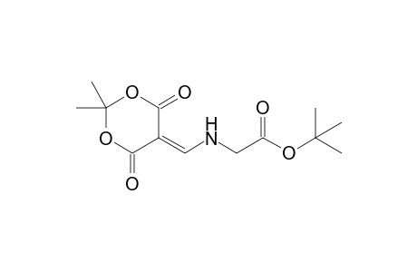 tert-Butyl {[(2,2-Dimethyl-4,6-dioxo-1,3-dioxan-5-ylidene)-methyl]amino}acetate