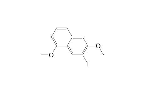 7-iodanyl-1,6-dimethoxy-naphthalene