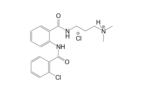 1-propanaminium, 3-[[2-[(2-chlorobenzoyl)amino]benzoyl]amino]-N,N-dimethyl-, chloride