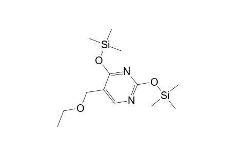 Pyrimidine, 5-(ethoxymethyl)-2,4-bis[(trimethylsilyl)oxy]-