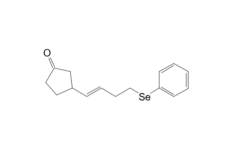 (E)-3-[4-(Phenylselanyl)but-1-enyl]cyclopentanone