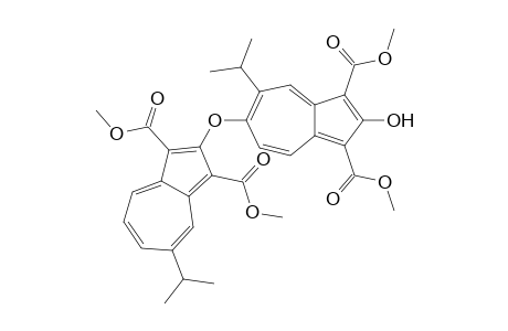 1,3-Dimethoxycarbonyl-7-isopropylazulen-6-yl 1,3-di(methoxycarbonyl)-5-isopropylazulen-2-yl ether