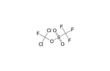 trifluoromethanesulfonic acid (dichloro-fluoro-methyl) ester