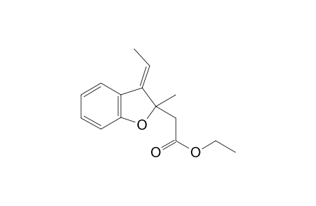 (E)-ethyl 2-(3-ethylidene-2-methyl-2,3-dihydrobenzofuran-2-yl)acetate