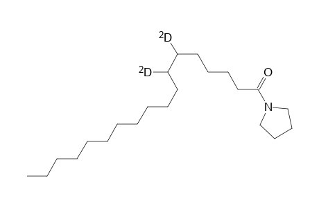 6,7-Dideuterio octadecanoyl pyrrolidine