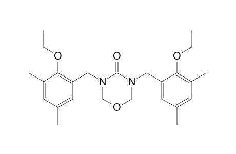 3,5-BIS(3,5-DIMETHYL-2-ETHOXYBENZYL)-1,3,5-OXADIAZOLIDIN-4-ONE