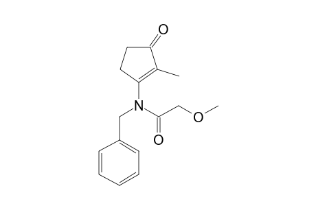N-Benzyl, N-(2-methyl-3-oxo-cyclopent- 1-enyl)-2-methoxyacetamide