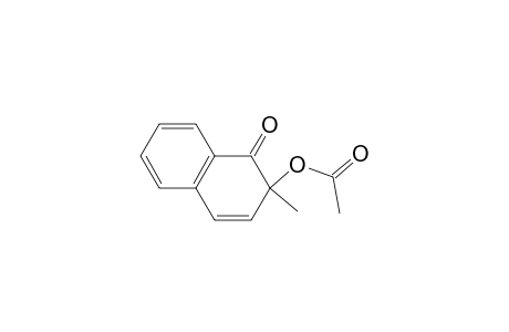 1(2H)-Naphthalenone, 2-(acetyloxy)-2-methyl-